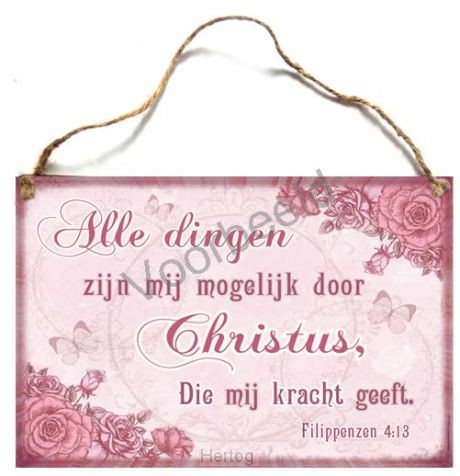 Alle dingen zijn mogelijk door Christus