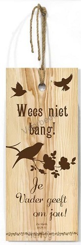 Wees niet bang