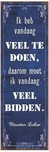 Ik heb vandaag veel te doen, daarom moet