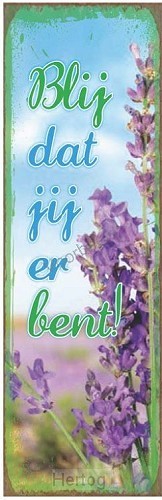 Blij dat jij er bent!