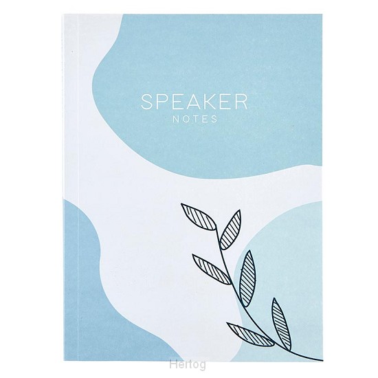Speaker notes teal