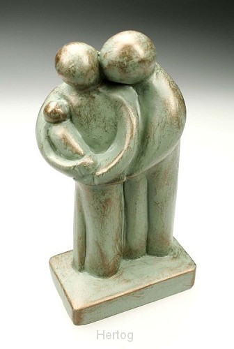 Beeld 17d grootste geschenk 17cm groen