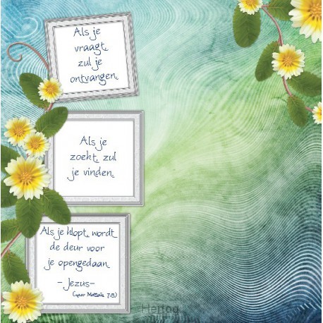 Choice kaartje als je vraagt zul je