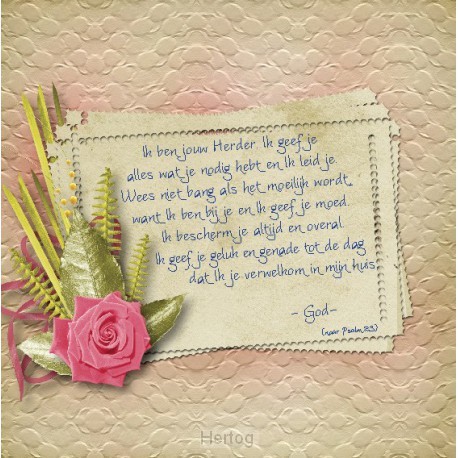 Choice kaartje Ik ben jouw herder