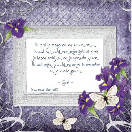 Choice kaartje Ik zal je zegenen en