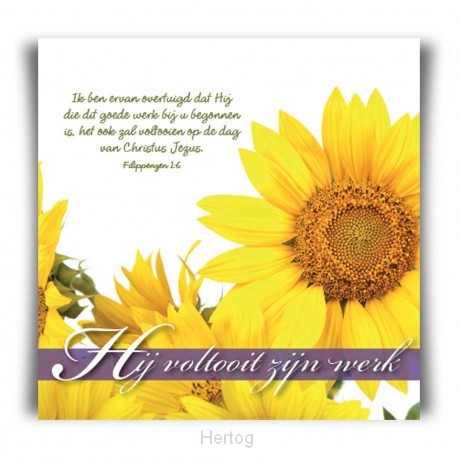 Choice kaartje geef je zorgen aan Hem