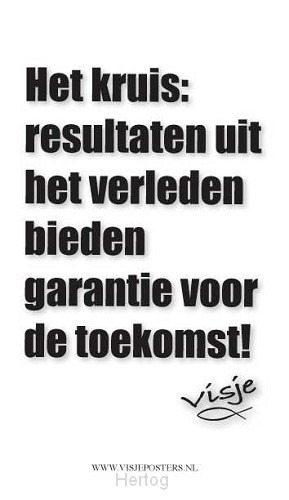 Kaart visje het kruis resultaten uit