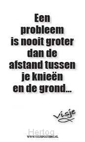 Kaart visje een probleem is nooit groter