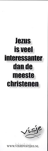 Boekenlegger visje Jezus is veel interes