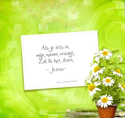 Kaart m env als je iets vraagt in mijn n