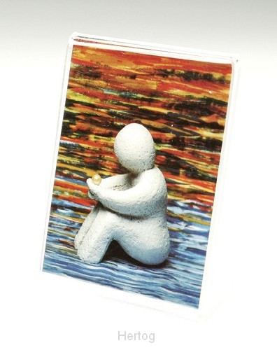 Standaard acryl  4.5x6 cm parel