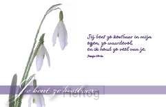 Minikaart je bent zo kostbaar