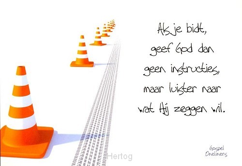 Prentbriefkaart als je bidt