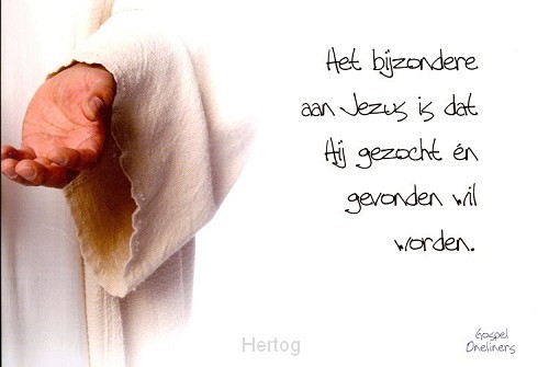 Prentbriefkaart het bijzondere aan Jezus