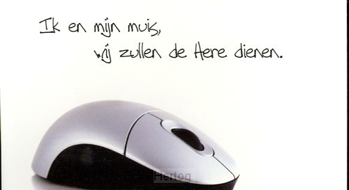 Minikaart ik en mijn muis wij zullen de