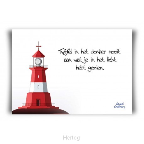 Minikaart als iemand bij God over je kla