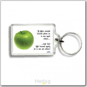 Sleutelhanger wij kijken meestal hoeveel