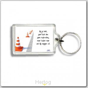 Sleutelhanger als je bidt