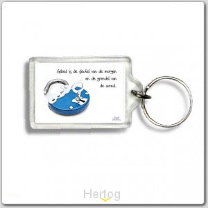Sleutelhanger gebed is de sleutel van