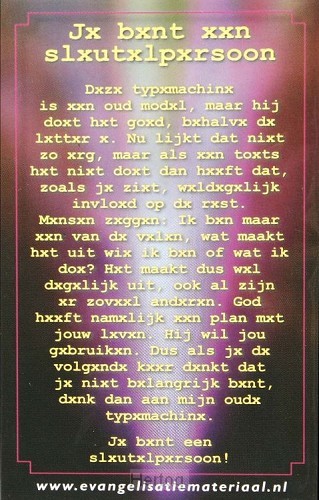 Minikaart je bent een sleutelpersoon