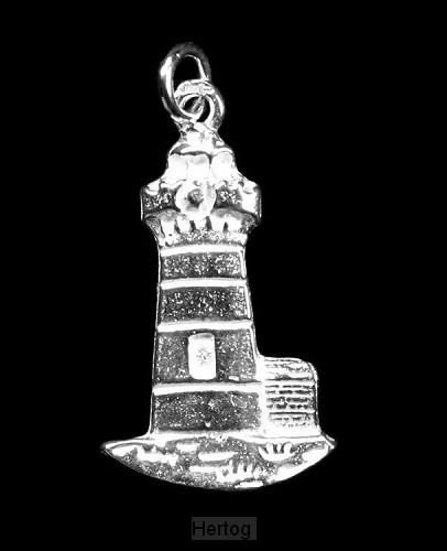 Hanger zilver vuurtoren