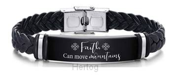 Bracelet faith can move mountains