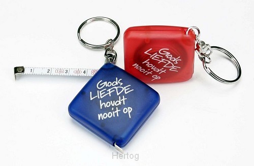 Sleutelhanger rolmaat God''''s liefde