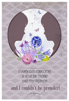 Wenskaart bedankt dat je er voor me bent