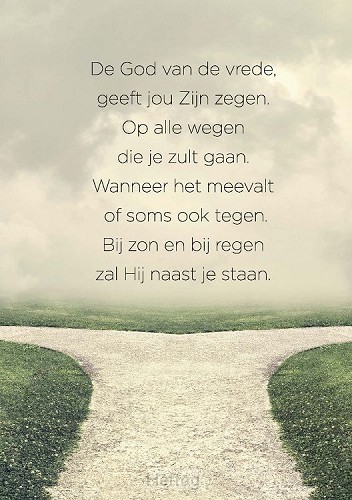 Poster de God van vrede