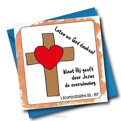 Laten we God danken