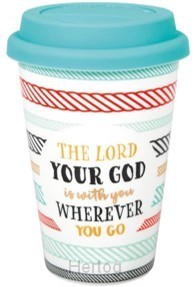 Beker met deksel Lord is your God