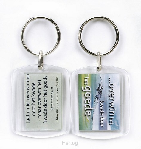 Sleutelhanger overwin het kwade door het