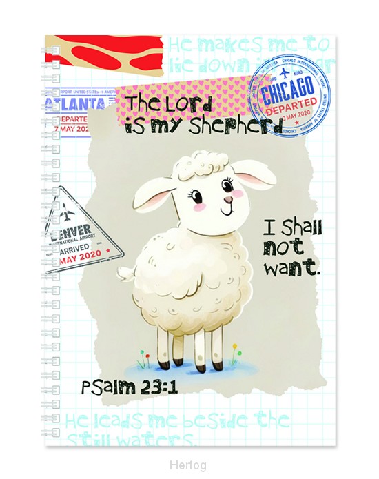 Softcover Journal Lord is my shepherd