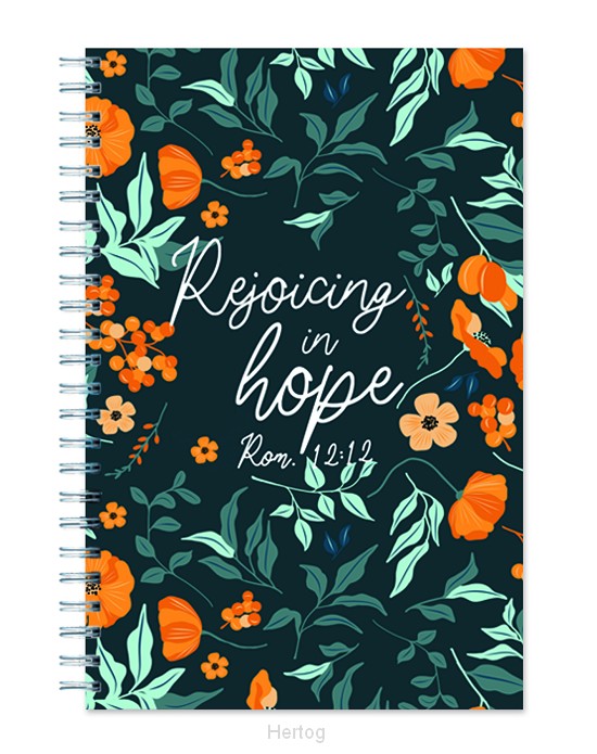 Wire o hard Journal Rejoicing in hope