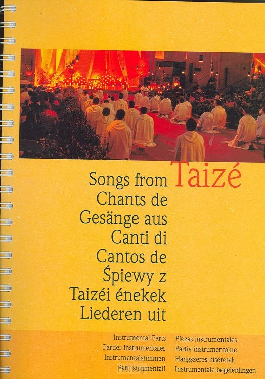 Liederen uit taize muziekboek