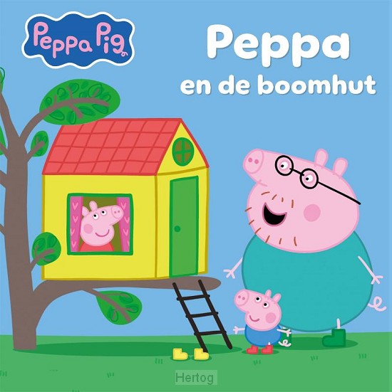 Peppa blaast bellen en peppa en de boomh