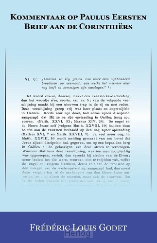 Kommentaar op Paulus Eersten Brief aan d