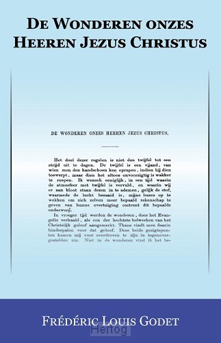 De Wonderen onzes Heeren Jezus Christus