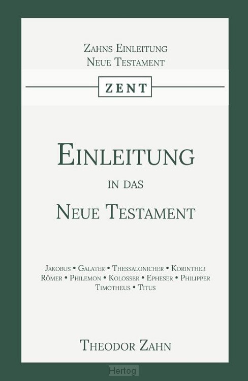 Einleitung in das Neue Testament