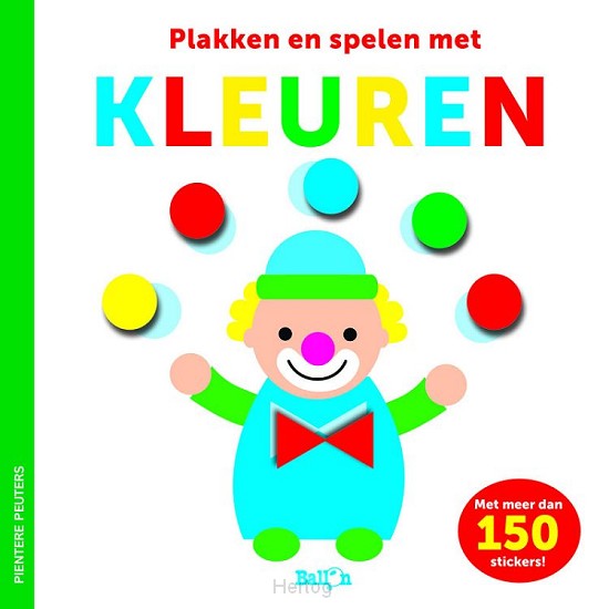 Kleuren stickerboek