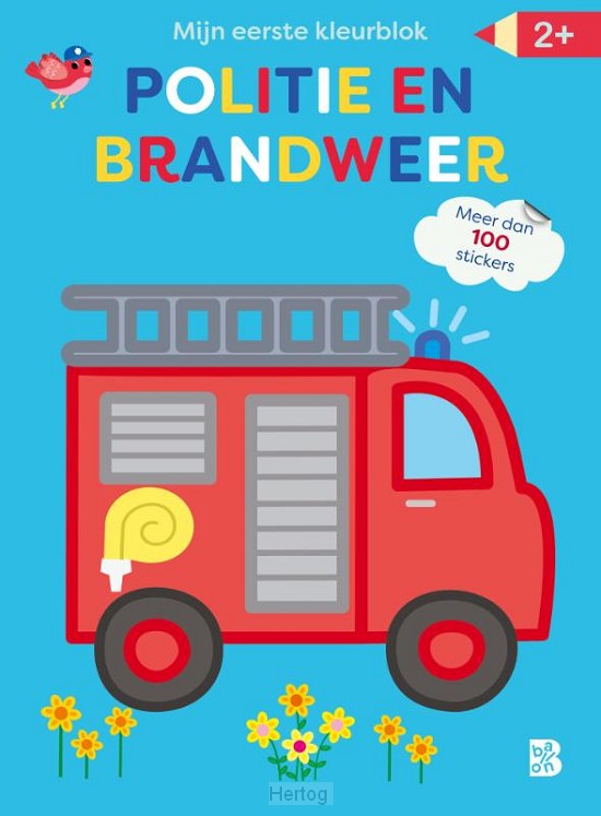 Mijn eerste kleurblok: Politie en brandw