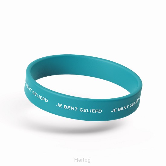armband siliconen - Je bent geliefd