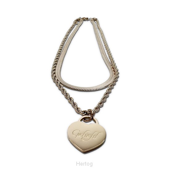 Choker/ketting geliefd rose