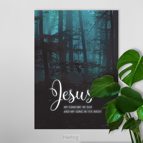 Poster a4  Jesus my comfort