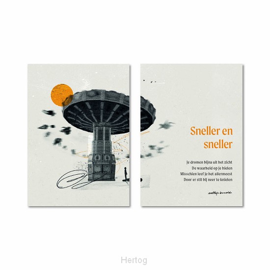 Wandbord A3 Sneller en sneller