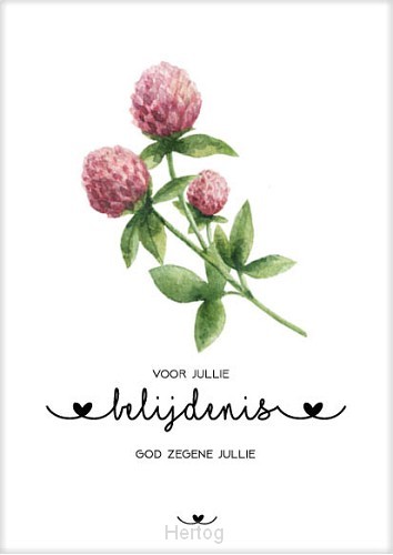 Kaart voor jullie belijdenis