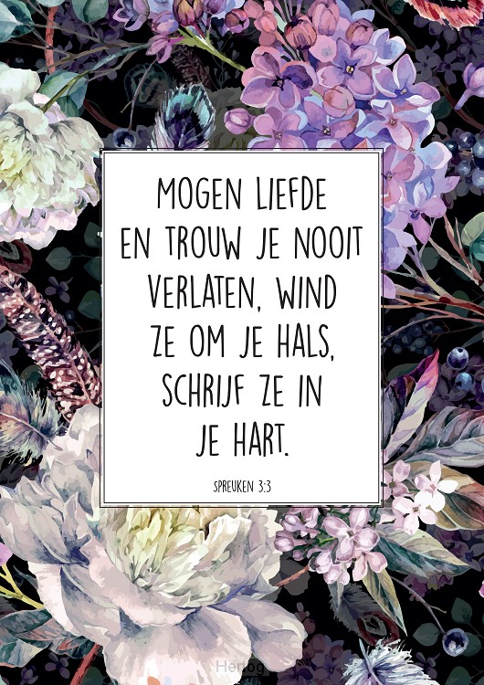 Poster a3 liefde en trouw