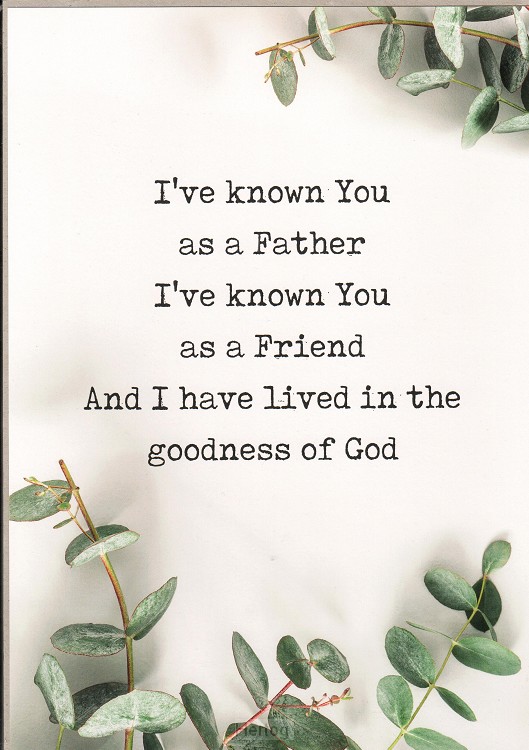 Poster a4 I've known you as a father