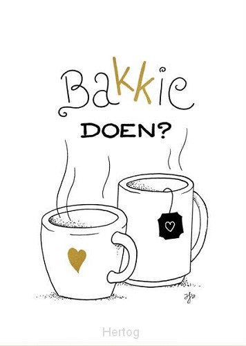 Kaart bakkie doen