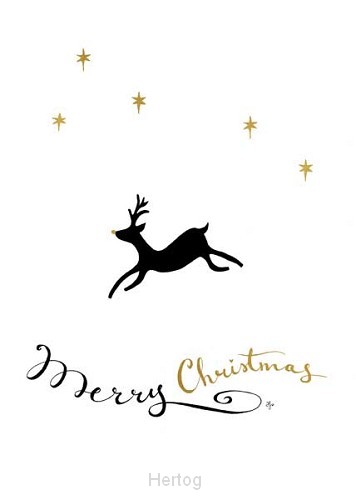 Kaart merry christmas